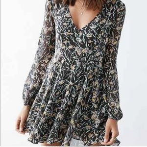 Urban outfitters kimchi floral babydoll dress